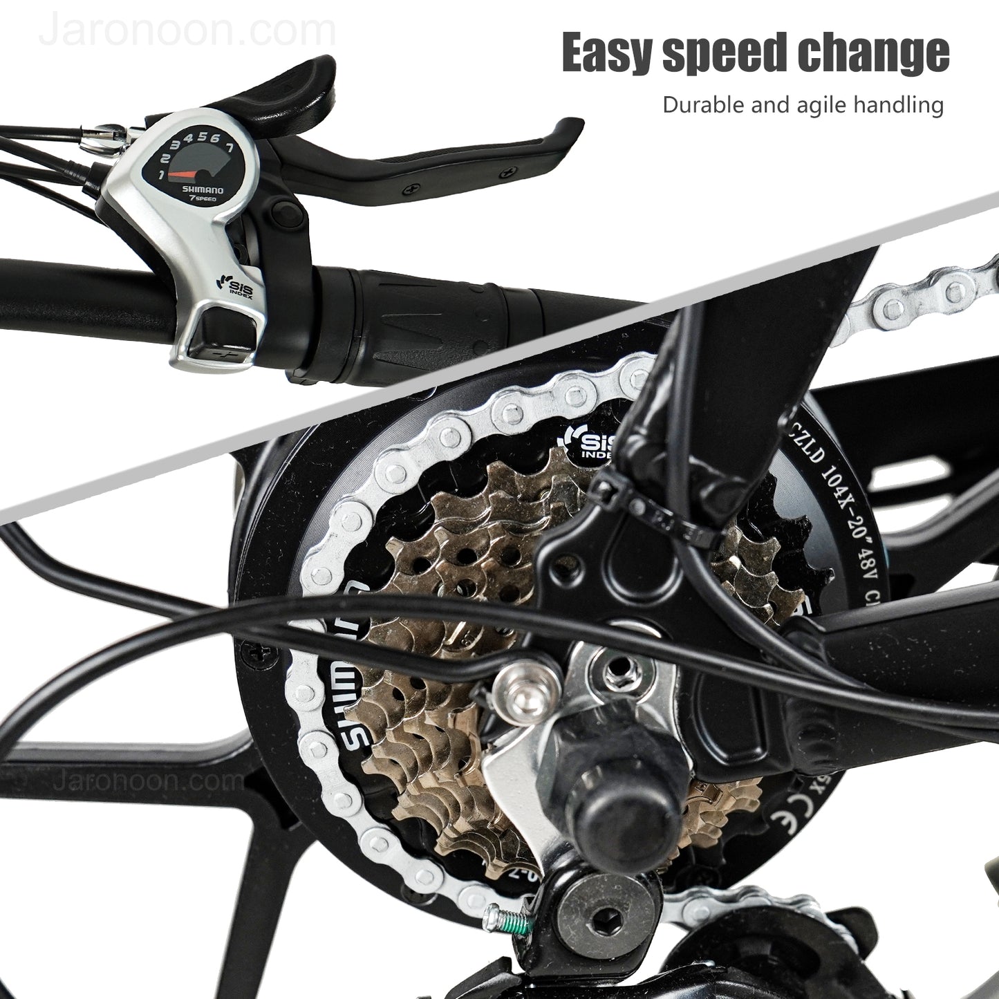 CMACEWHEEL Y20-NEW 750W 20 tum Folding E-cykel Fat Tire Mountain Bike Snow 48V 17A Electric Bike Dual Disc Brake