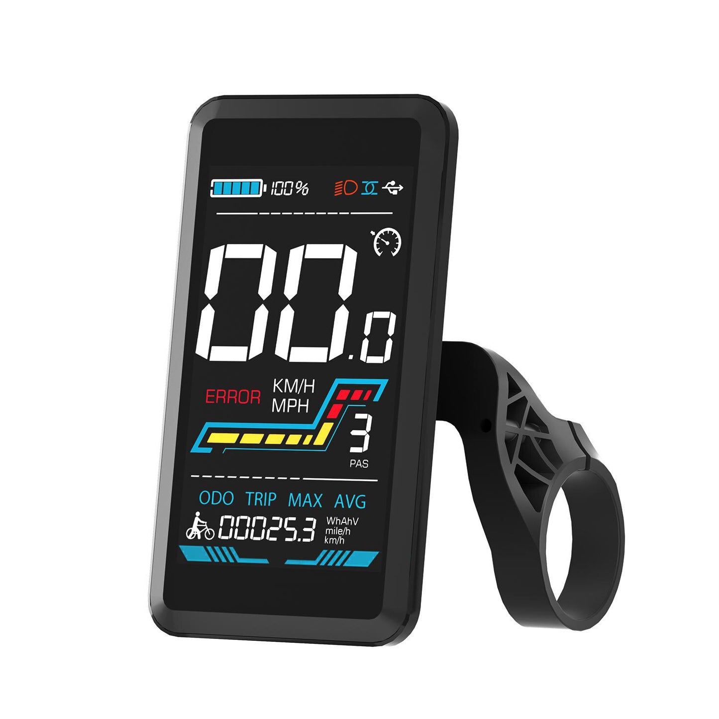Yolin YL91F-V Intelligent LCD Display for CMACEWHEEL Electric Bicycle Ebike
