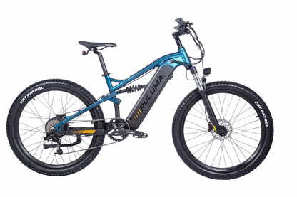 Professional Off-road 27.5 Inches Electric Mountain Bike , UP to 45km/h , 48V 20Ah Large Lithium Battery , Both Hydraulic Disc Brakes , Aluminum Alloy Frame ,  27.5 "×2.8" CST  Tires , with Pedal Assist System