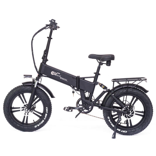 Bicicletă electrică pliabilă RX20 750W 20*4.0 Anvelopă grăsime Mountain Bike 48V E-bike cu suspensie completă