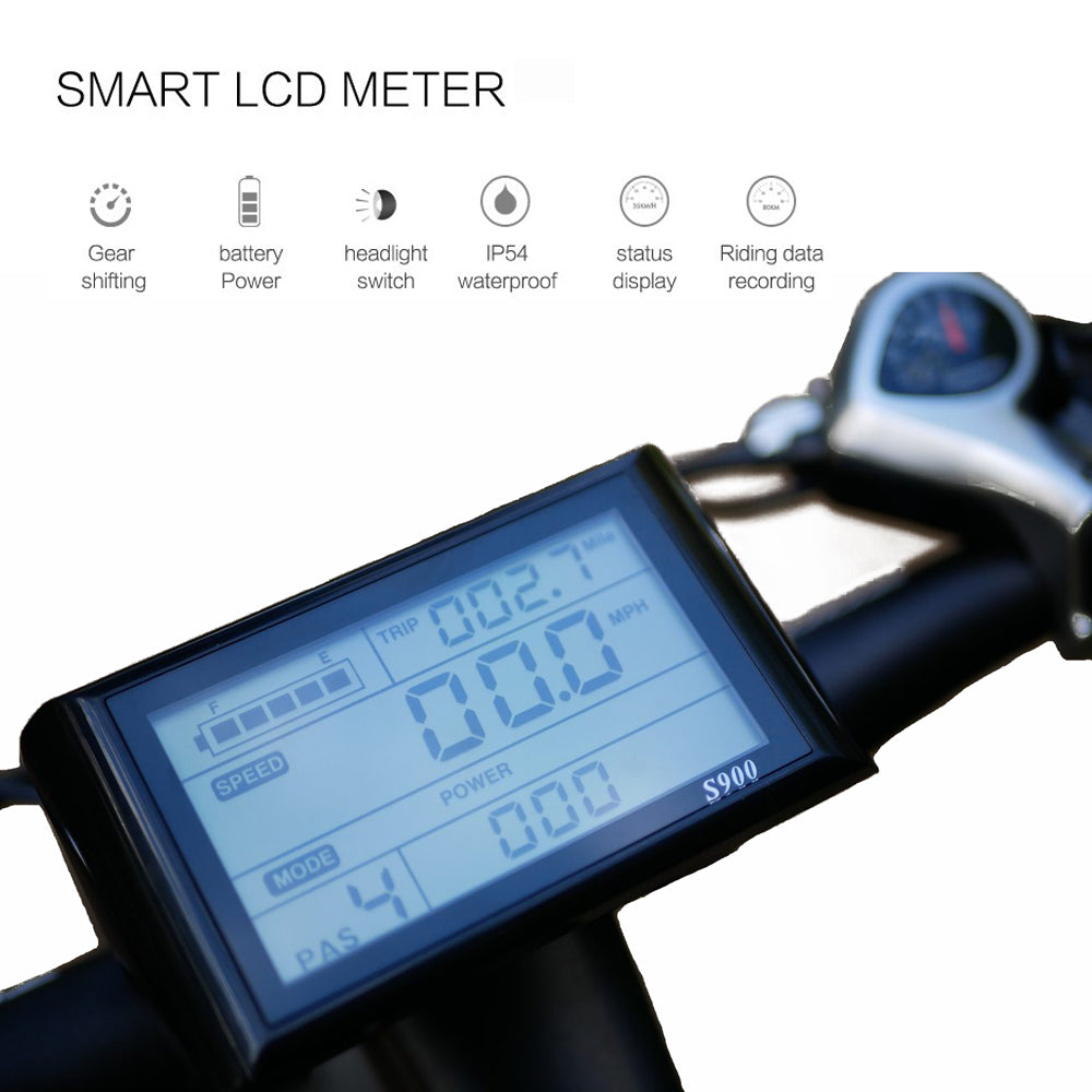 Lankeleisi XC4000 Bicicletă electrică 1000W 48V 17.5Ah, bicicletă de zăpadă de 26 inci Bicicletă cu cauciuc gras, frână hidraulică cu disc față și spate