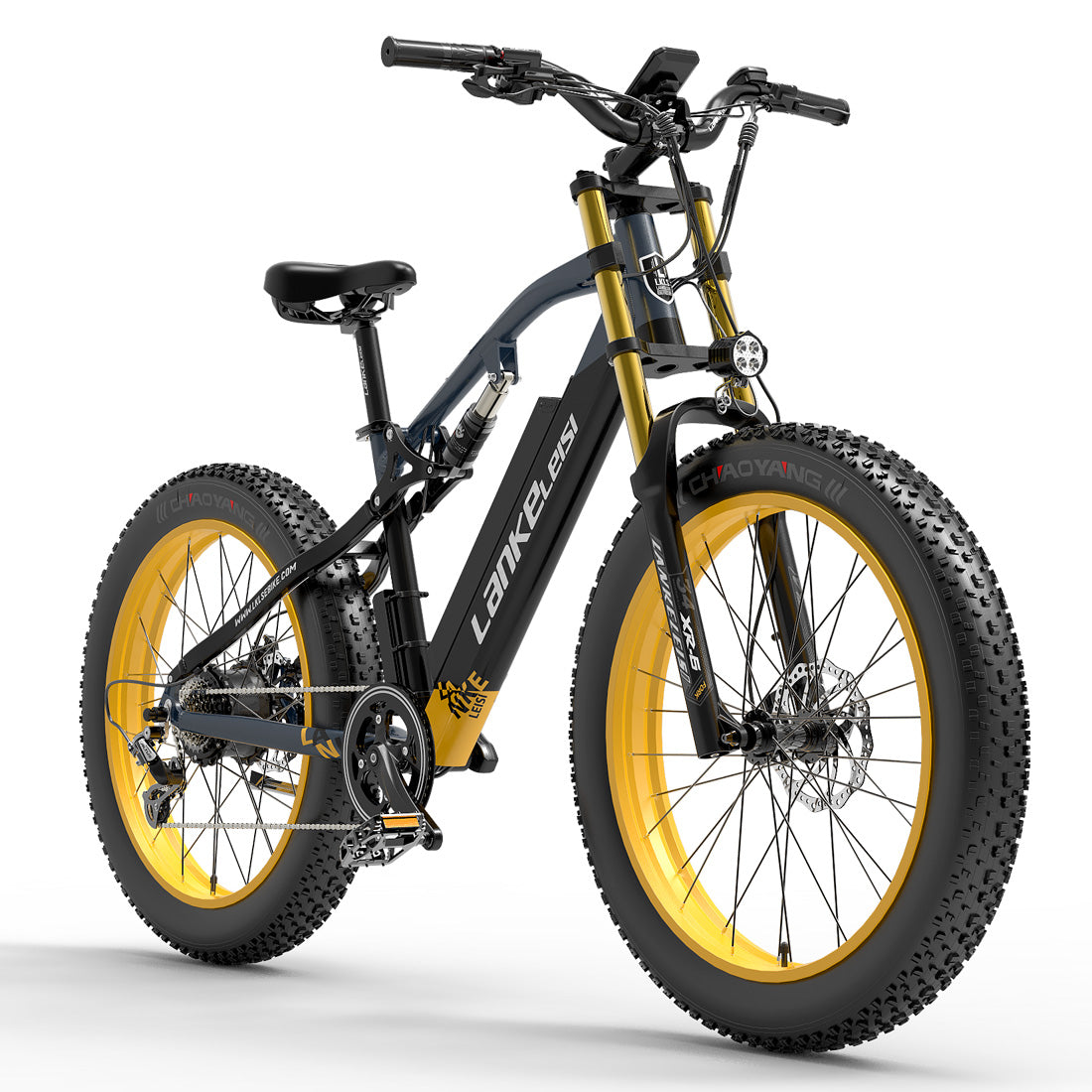 RV700 1000W 48V 16Ah Potente bicicleta eléctrica 26 pulgadas Bicicleta de playa Bicicleta de montaña Resorte de aceite mejorado Horquilla de descenso Suspensión dual