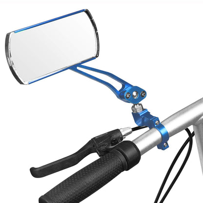 Bicycle Rear Mirror Flexible Adjustable Handlebar Rearview Mirror for Mountain Bike Wide Vision