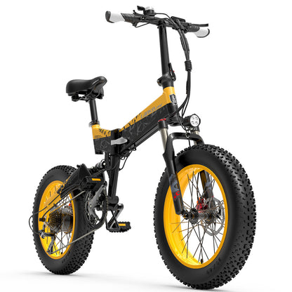 Lankeleisi X3000plus 1000W E-bicicletă pliabilă 48V 14.5A/17.5A Bicicletă electrică Bicicletă de zăpadă 20 inch Mountain Bike Suspensie completă față și spate