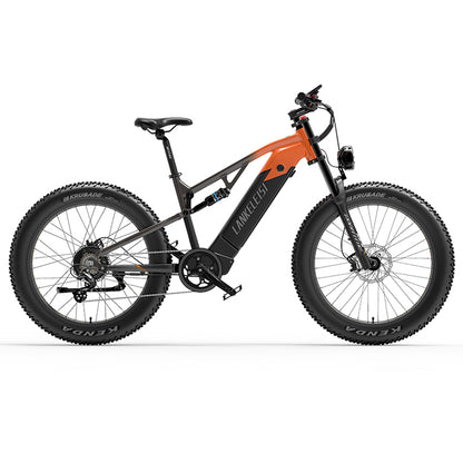 Lankeleisi RV800 PLUS 48V 15Ah Bicicleta eléctrica de moda Sistema de transmisión de 7 velocidades de 26 pulgadas Hasta 52 Km / h Freno de disco hidráulico delantero y trasero