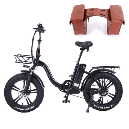 CMACEWHEEL Y20-NEW 750W 20 inch pliabil E-bike Anvelopă grasă Mountain Bike Snow 48V 17A Bicicletă electrică Frână cu disc dublu