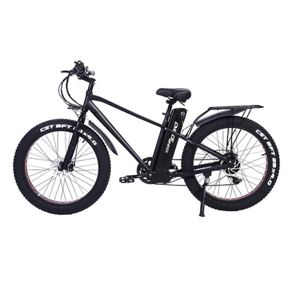 KS26 750W Powerful Electric Bike, 26 Inch 4.0 Fat Tire Mountain Bike, 48V 20Ah Battery, Front & Rear Disc Brake (ang.)